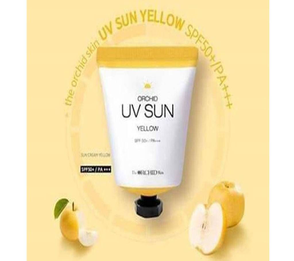 Orchid UV Sun.  Yellow - 50ml  50ml- Korea
