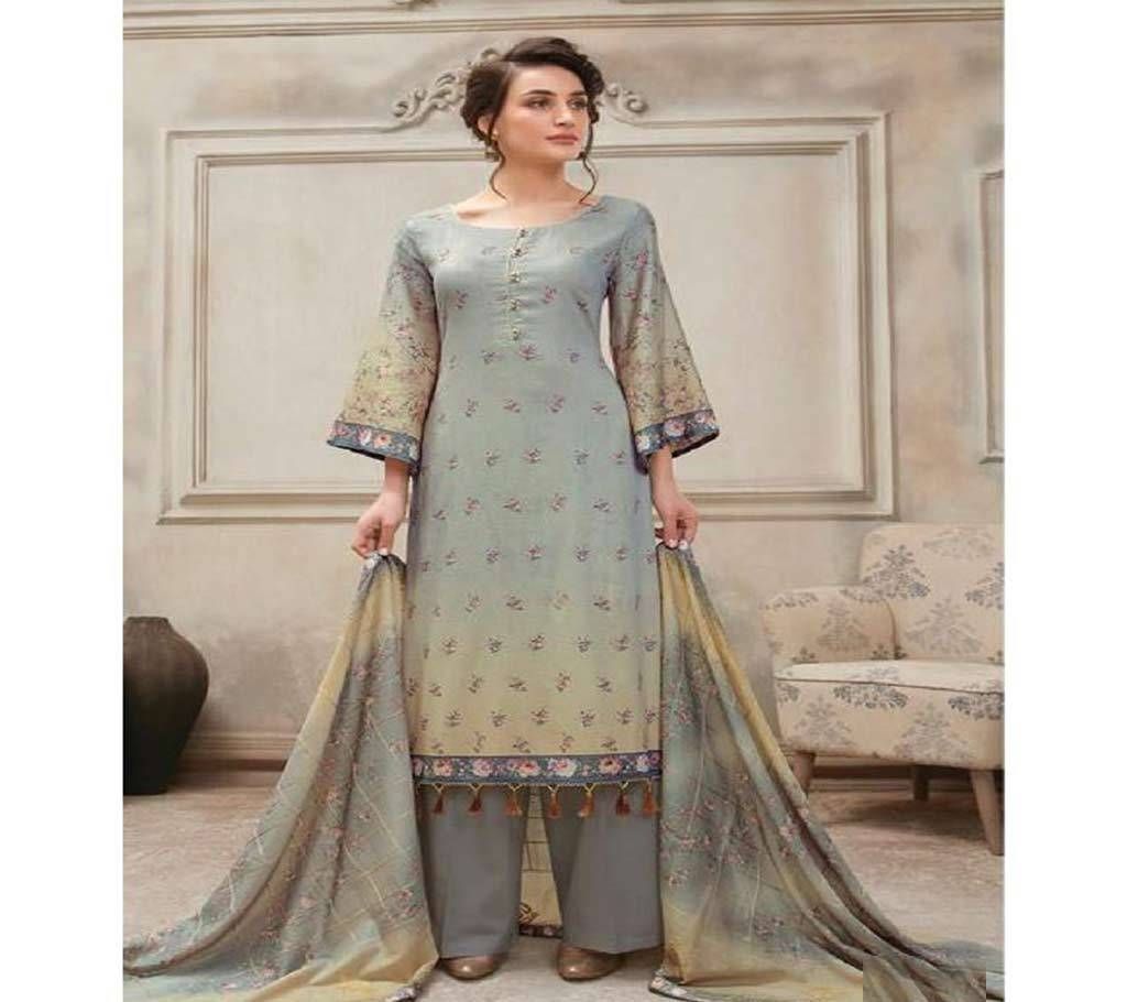 Jinaam Camlin - 8538 Unstitched Cotton Suit