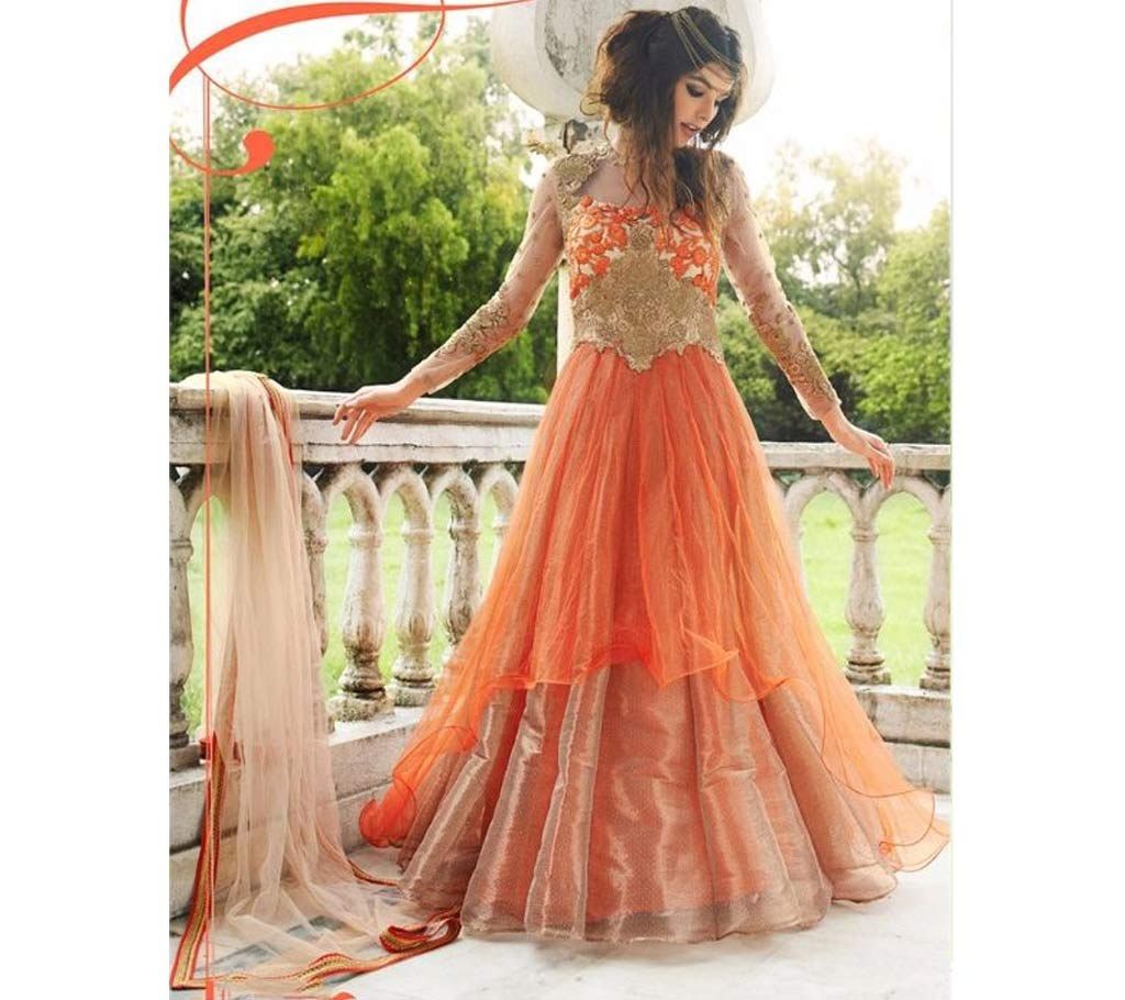 Indian semistitched georgette replica long suit