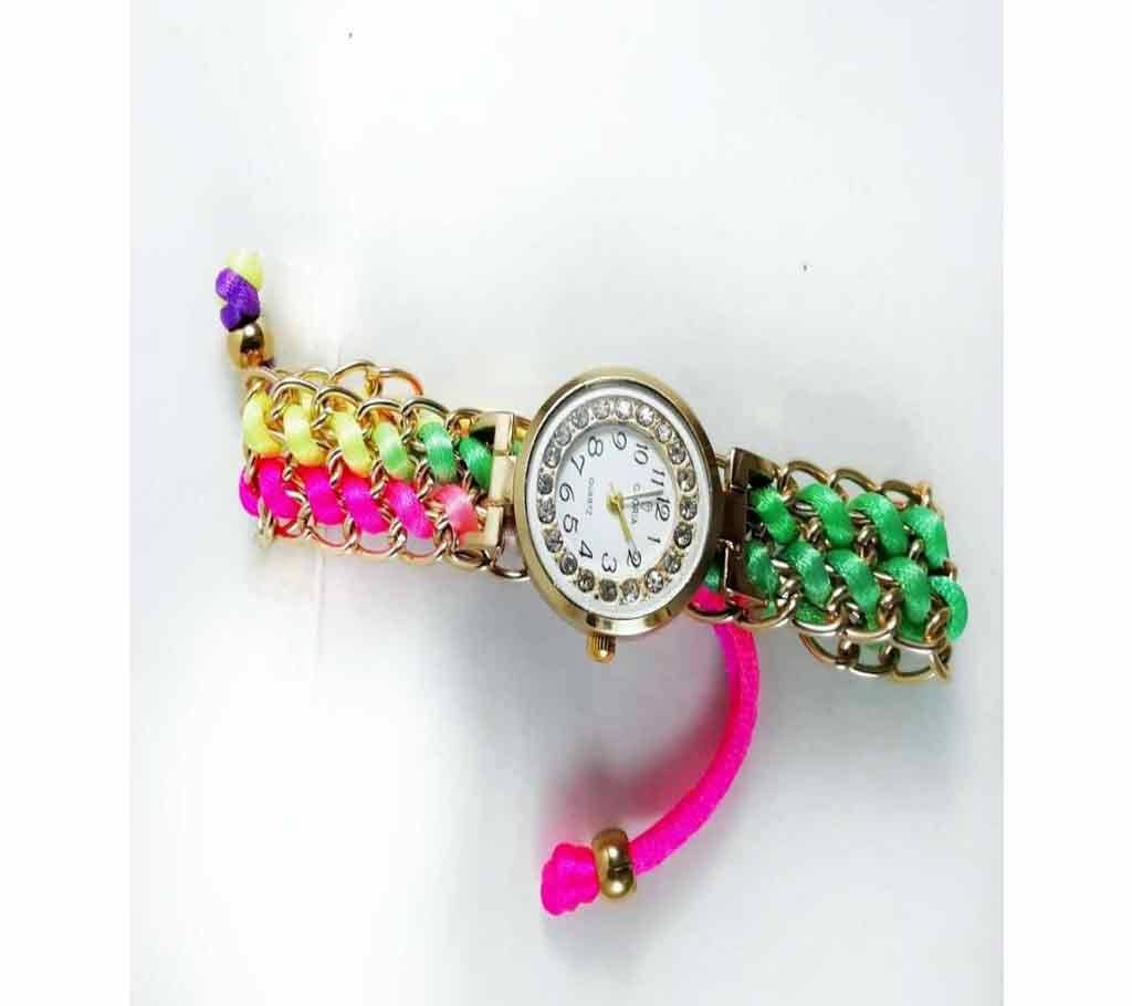 Woman Bracelet Hand Ring Wrist Watch