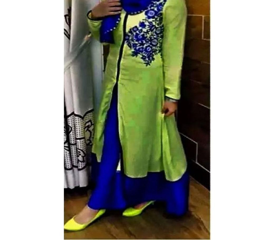 Unstiched block printed cotton replica salwar kameez seblock-8010