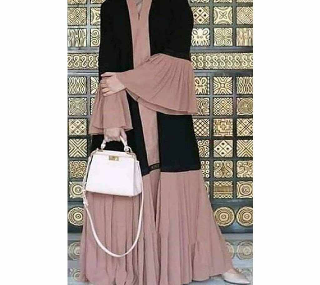 Black & Onion Georgette Borka For Women