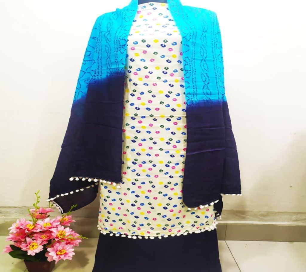 Skin Print Cotton Four Piece 127