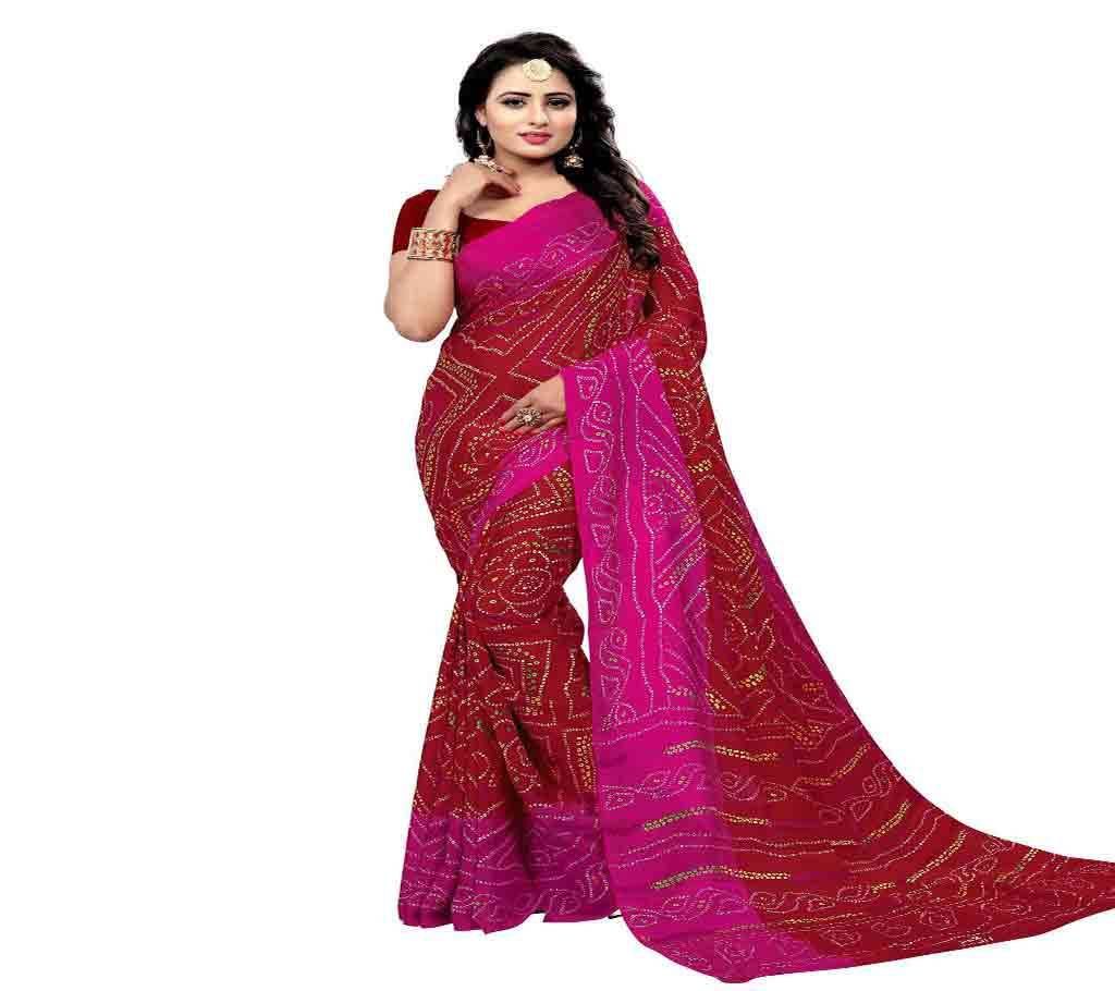 Indian Chundri Silk Saree  129  SGM1 With Blouse Pcs