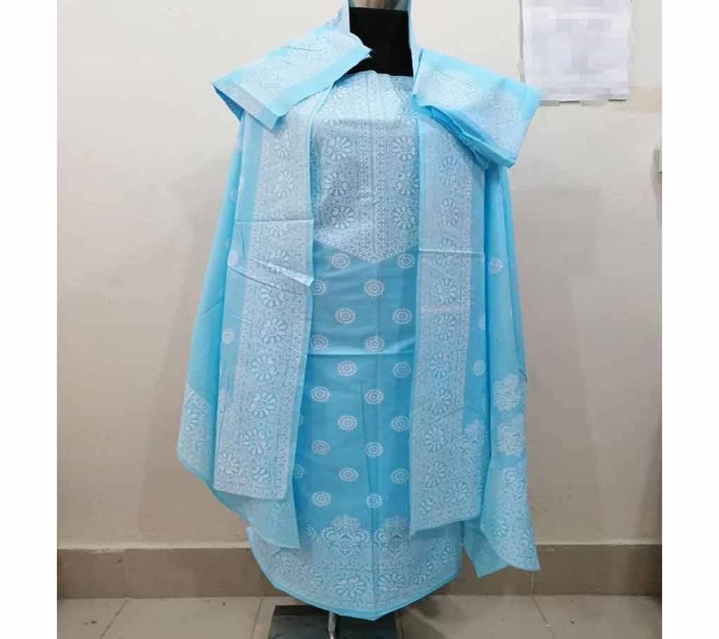 Katan Skin Print Cotton Shalwer Kameez for Women-15