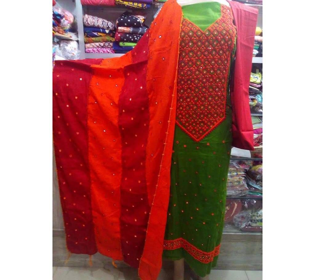 Un stitched orbit vowel jessore stitch salwar kameez 