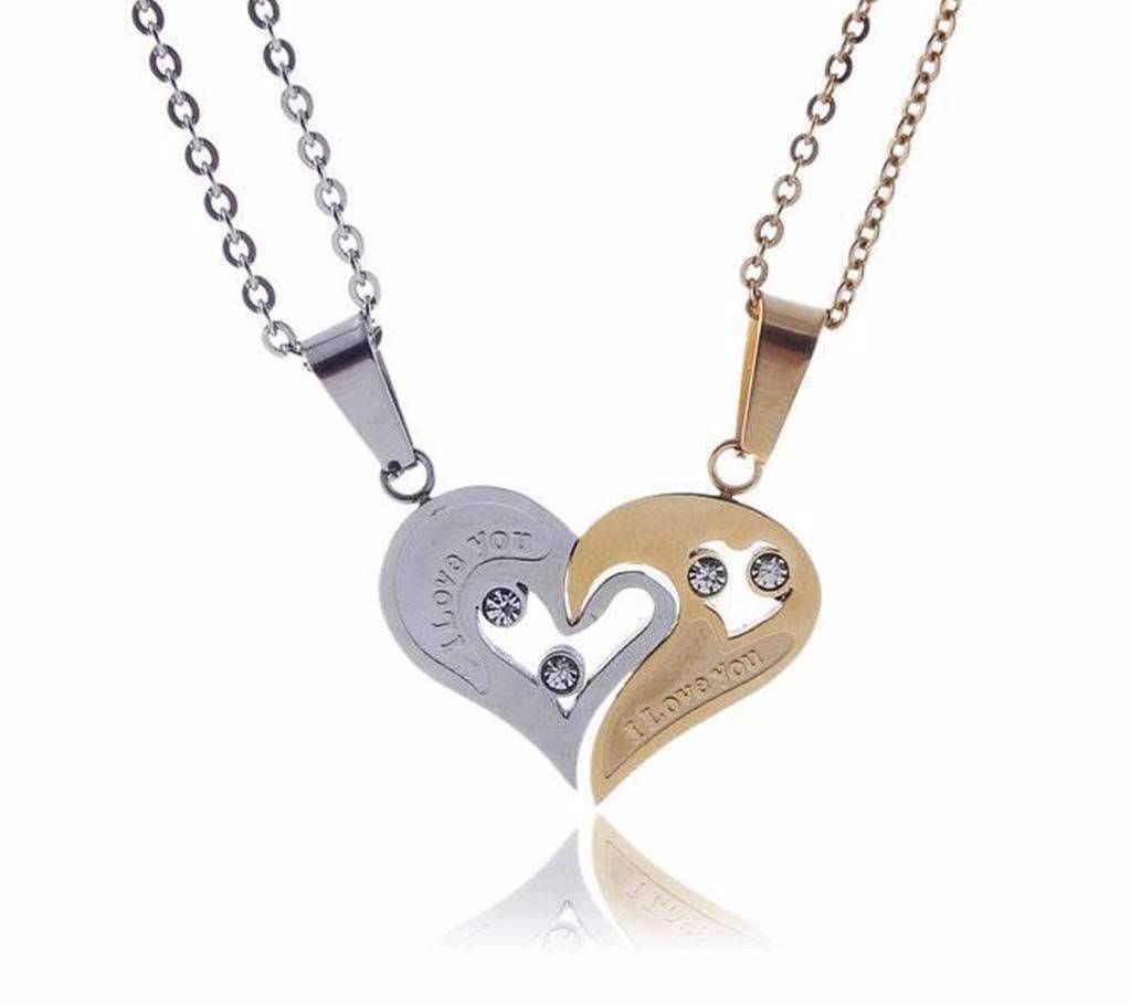 Valentine Couples Heart Shaped pendants
