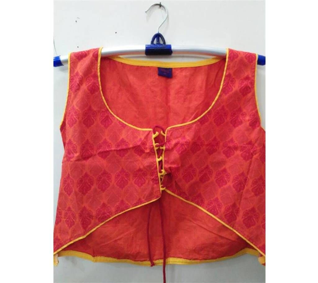 Orange Yellow Short Koti