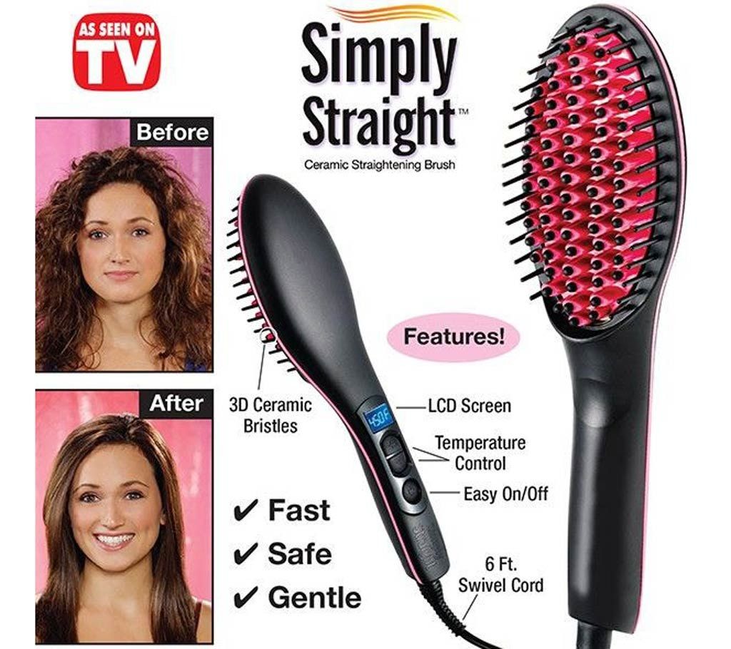 Simply Straight Hair Straightener Comb 