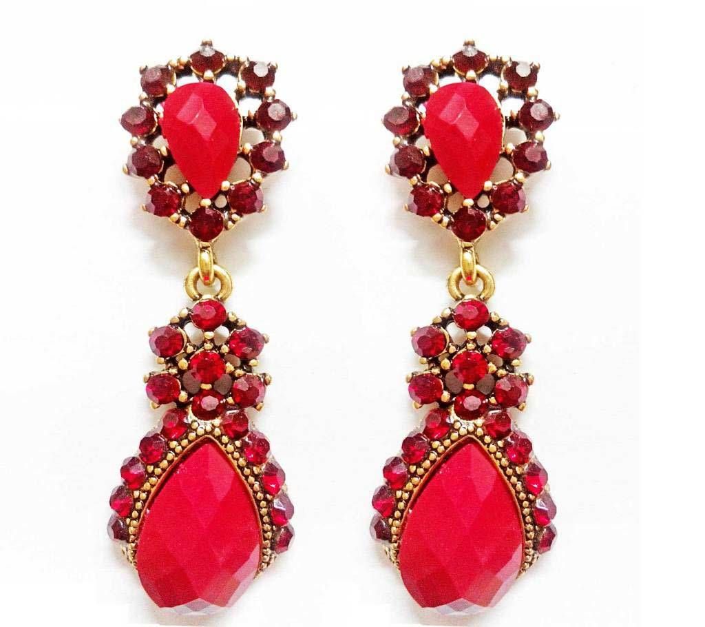 Red earring
