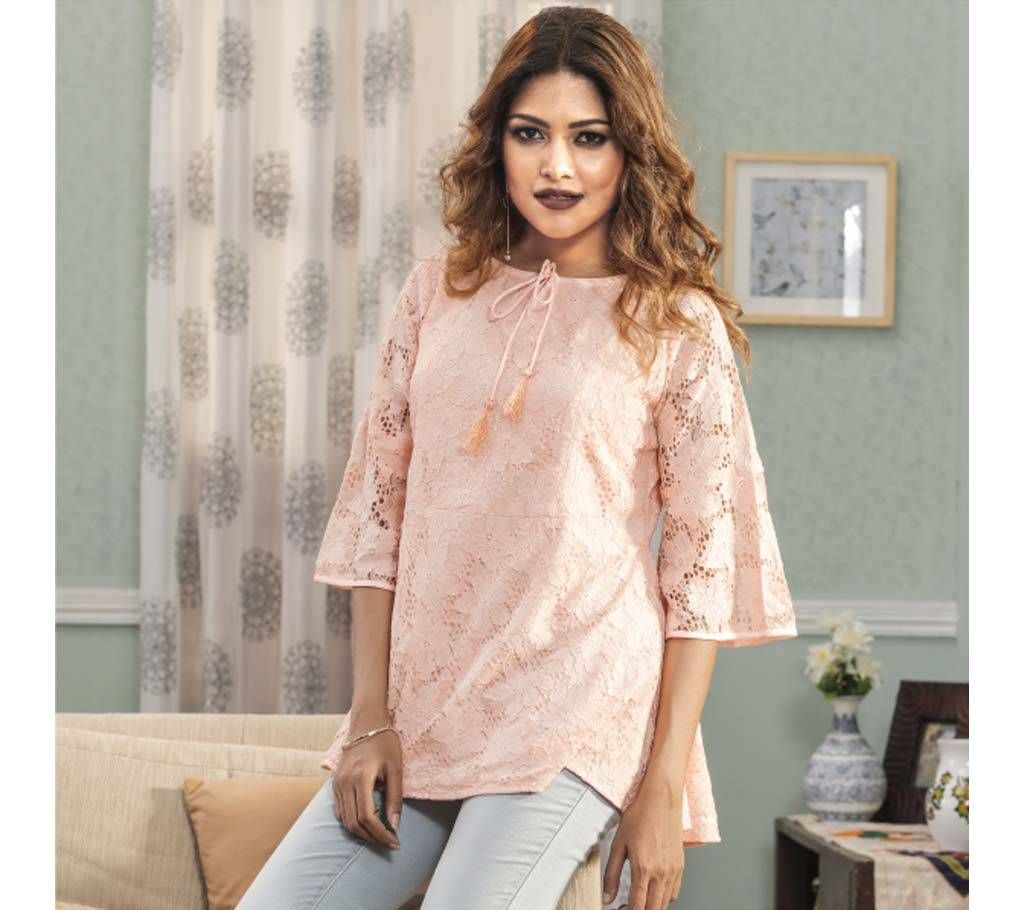 Grameen UNIQLO W Laced Flare Tops





