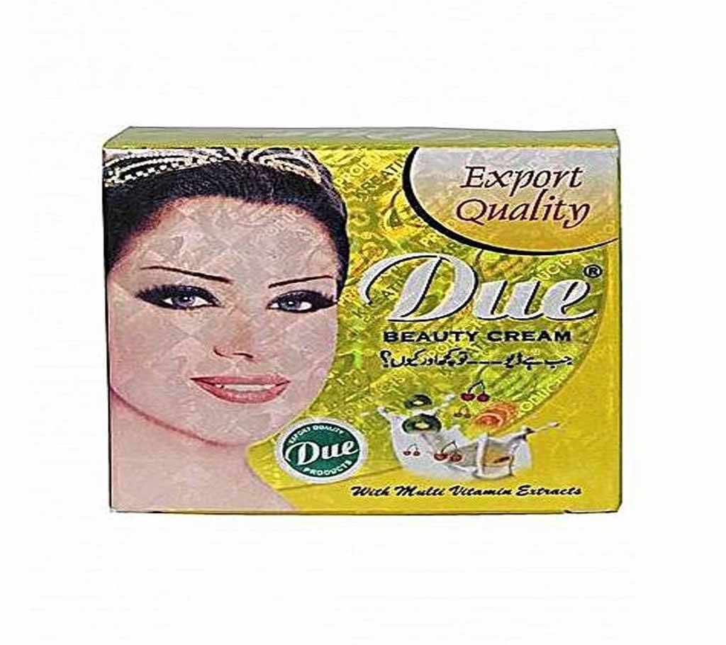 DUE Whitening Beauty Cream Pakistan 