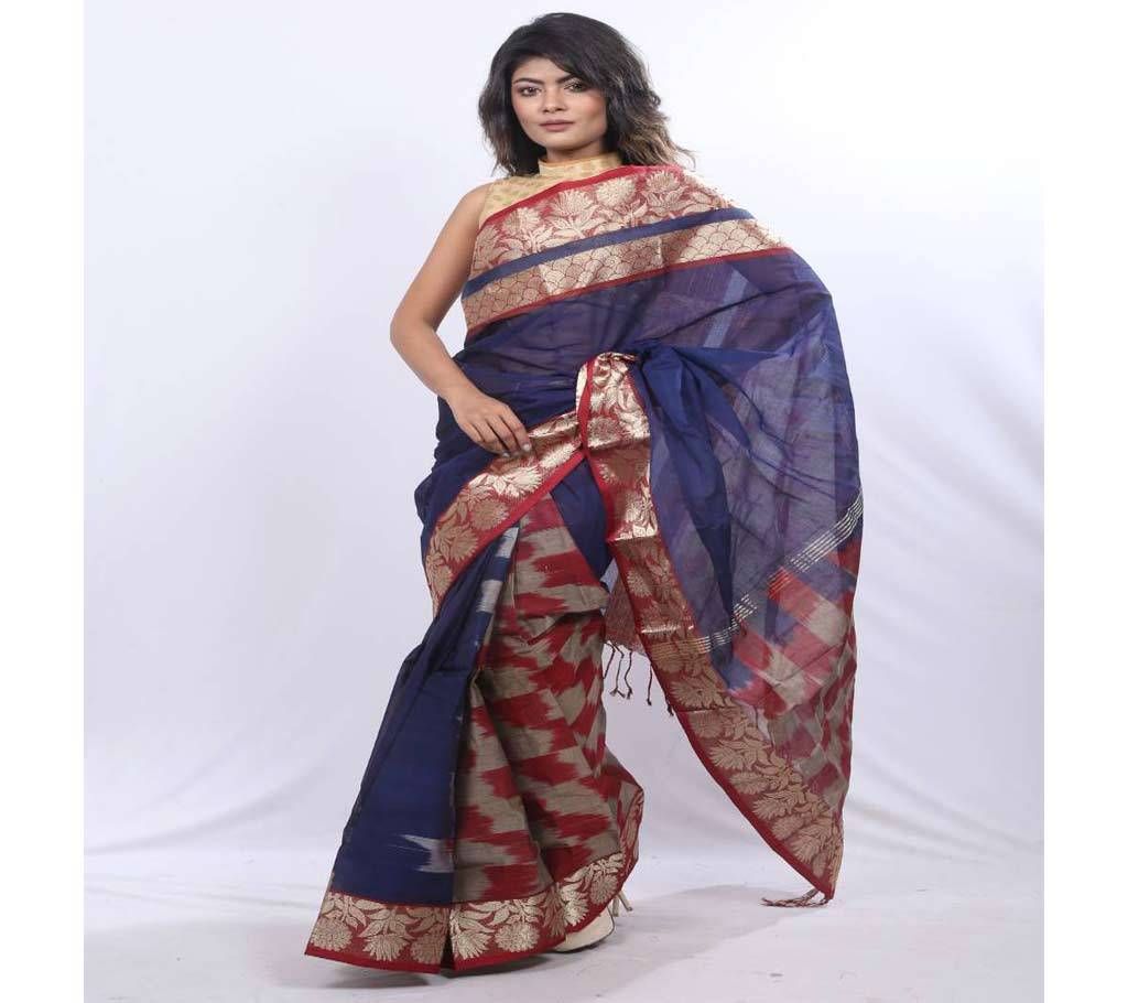 Tangail gas cotton saree with blouse piece