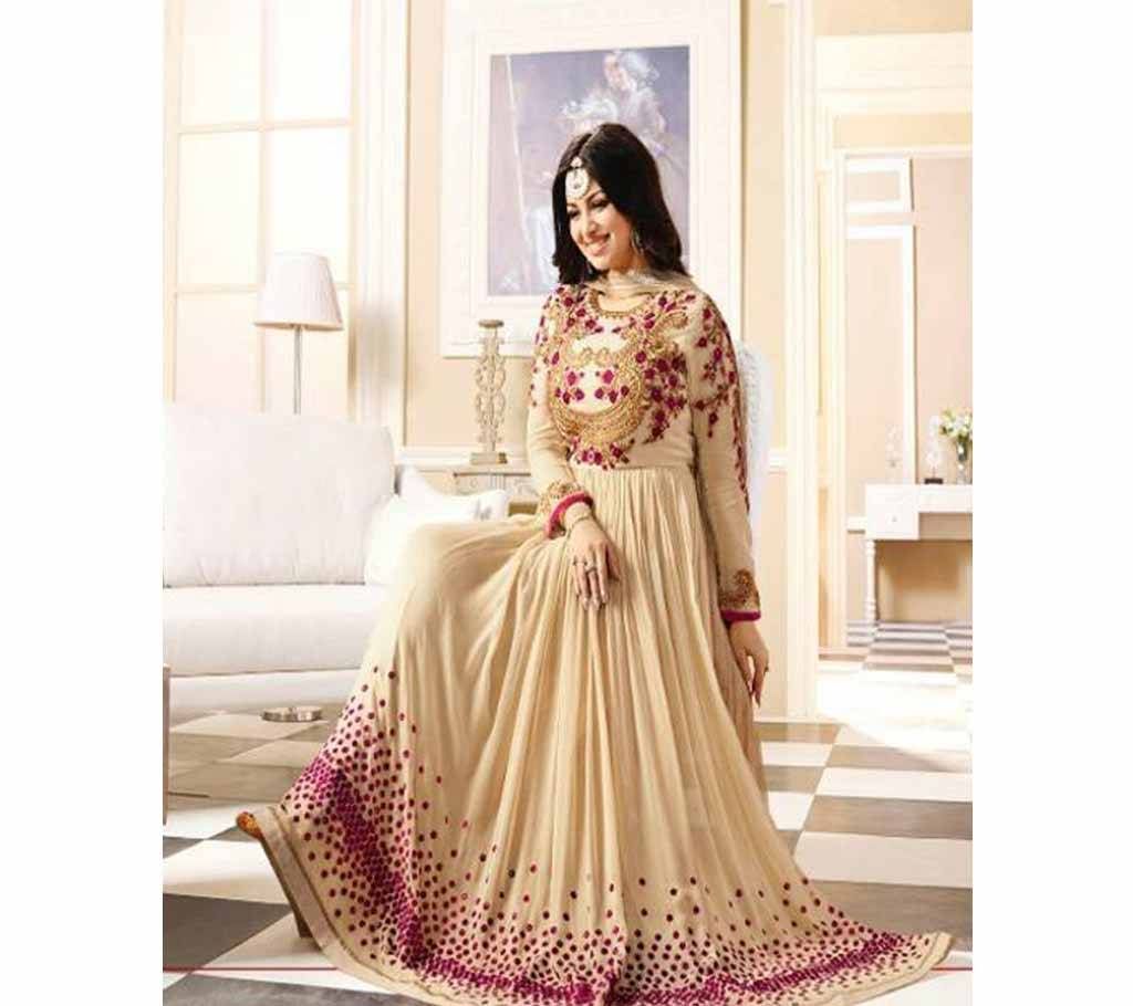 Un-stitched Georgette Embroidery Anarkali Kameez (COPY)
