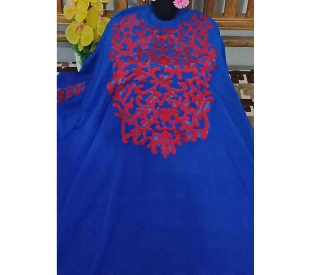 Unstitched Embroidery Georgette One Piece 