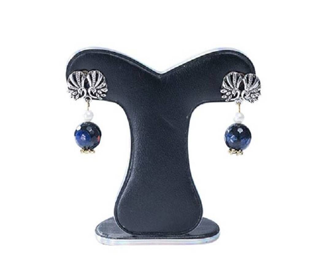 Marble Stone Setting Earring