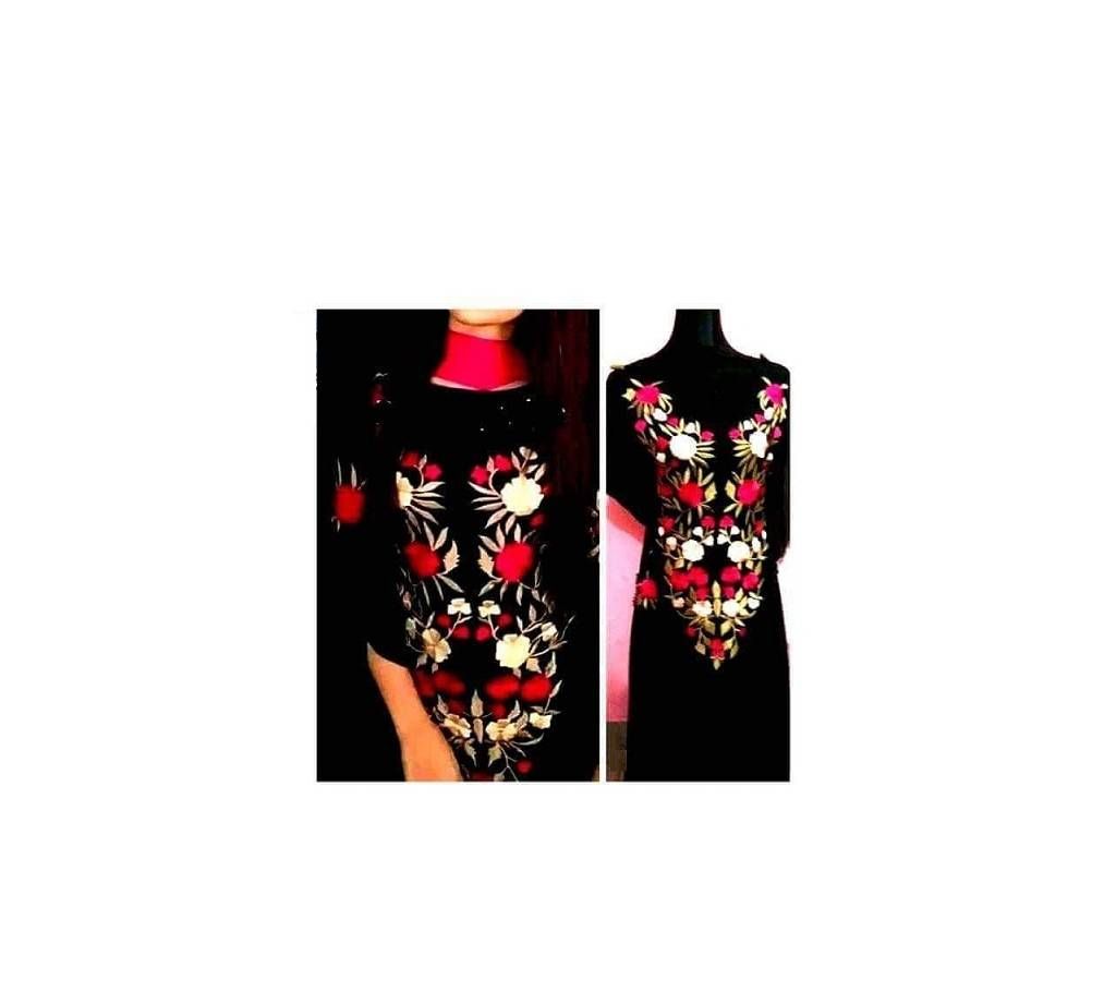 unstitched black georgette salwar kameez 