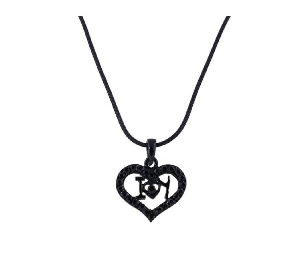 Steel Locket For Women - Black