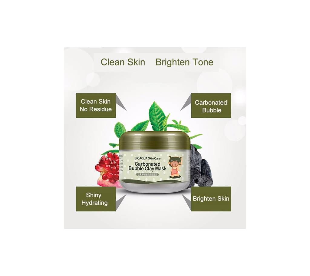 Bioaqua Skin Care Carbonated Bubble Clay Mask
