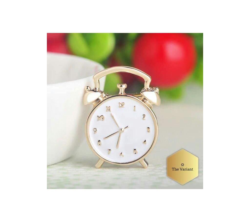 Alarm Clock Brooch