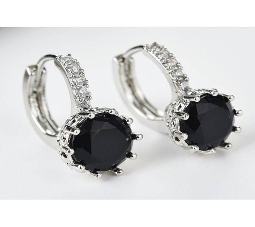 Round Cubic Earrings