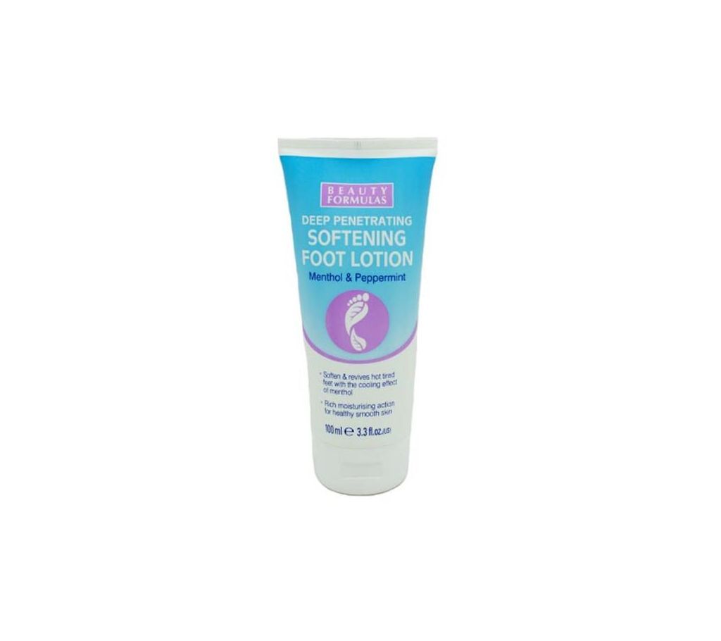 Beauty Formulas Deep Penetrating Softening Foot Lotion 100ml - UK 