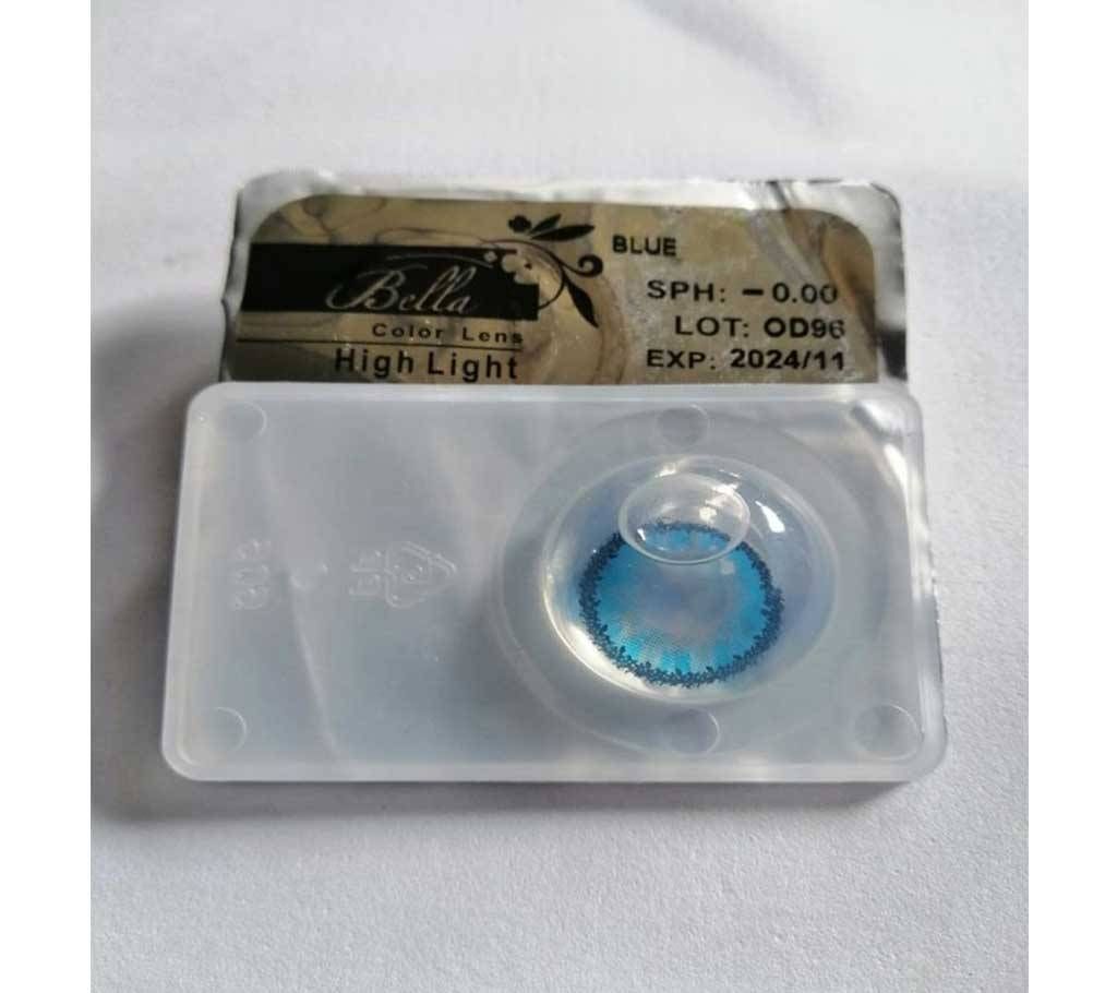 bella  contact lens  -  highlight blue