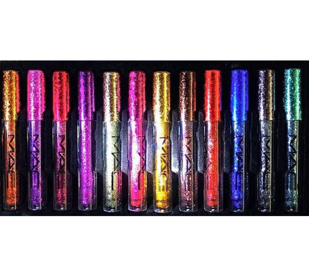 Mac Glitter Eye Liners -  12 pc-China 