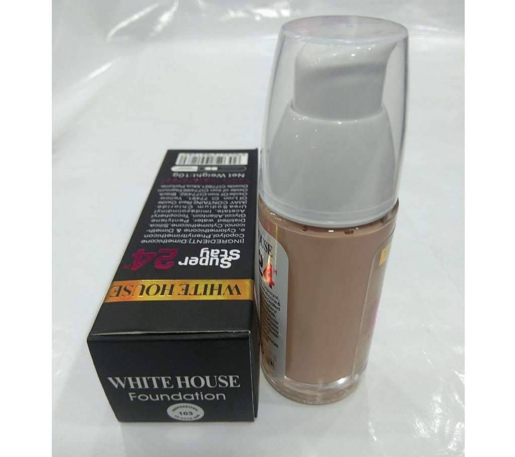 White house super stay 24H natural matte finish lhquid foundation No 103 28 ml USA