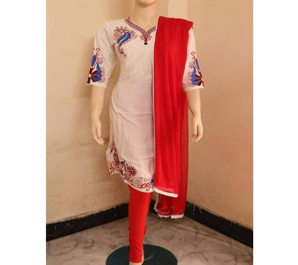 Embroidery Printed Soft Salwar Kamiz For Wemen