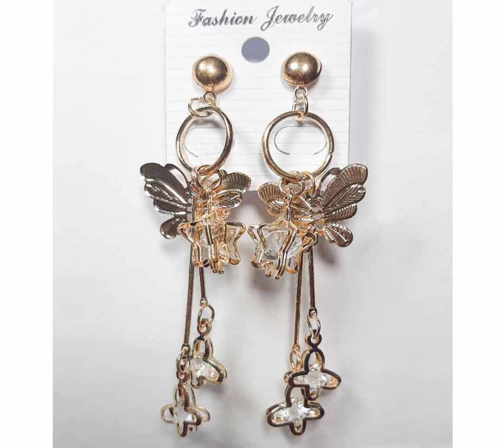 Butterfly Star Stone Earring