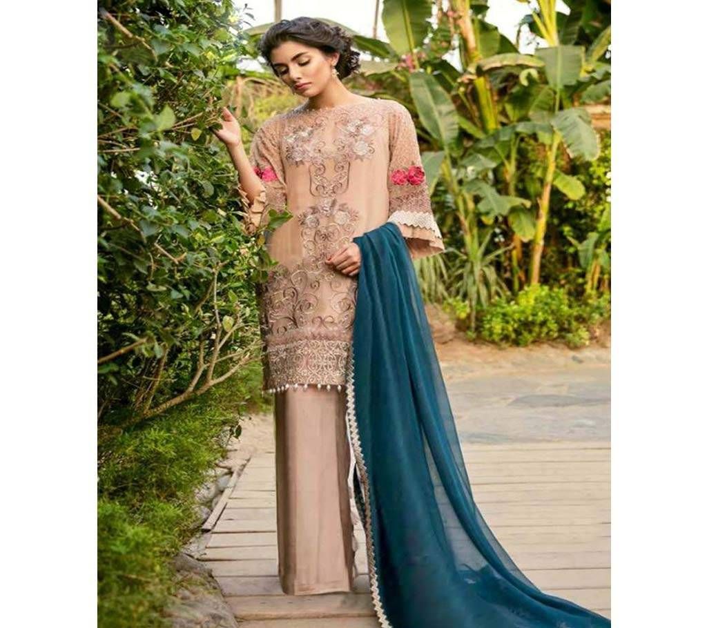 Coir Unstitched Pakistani Georgette salwar Kameez for women 