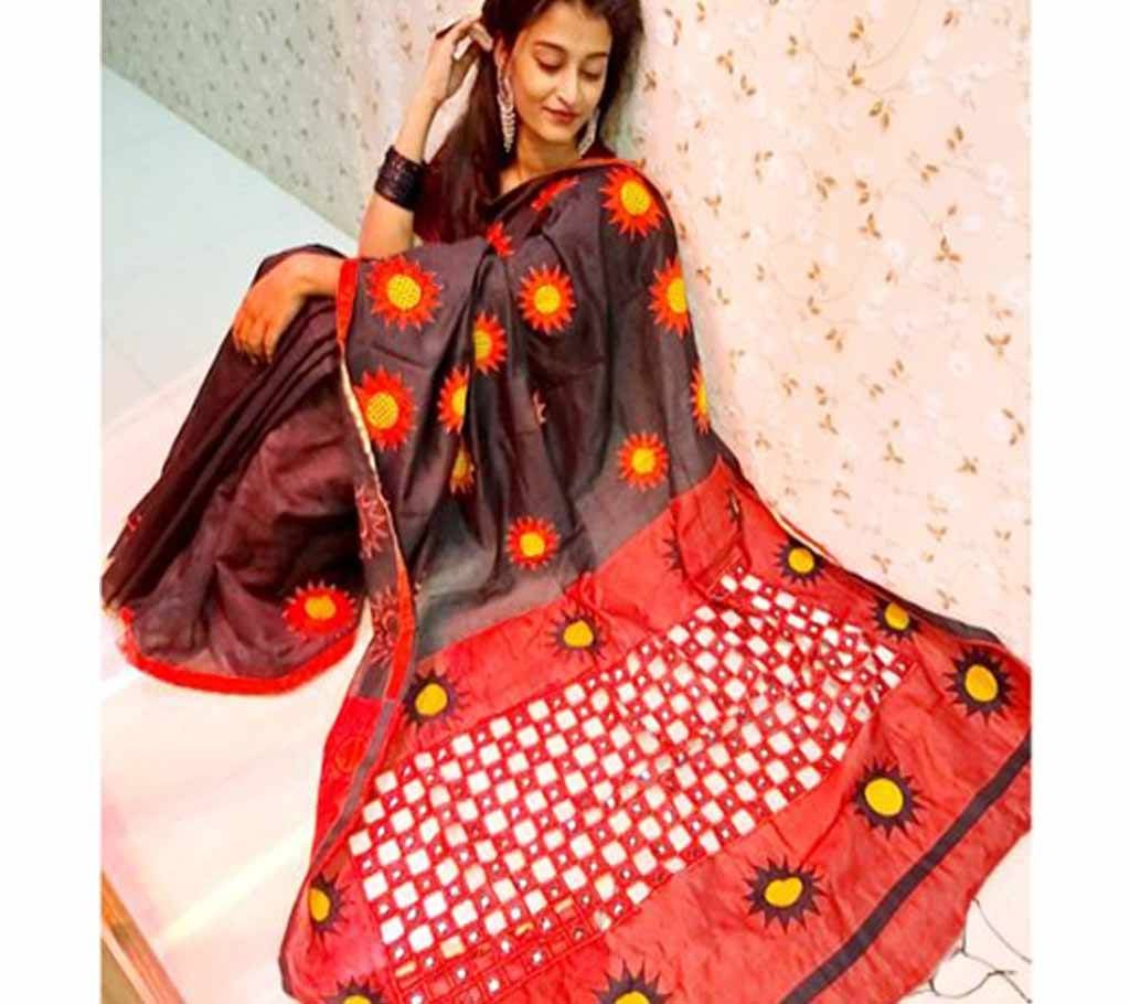 Half silk Sharee Without Blouse Piece 