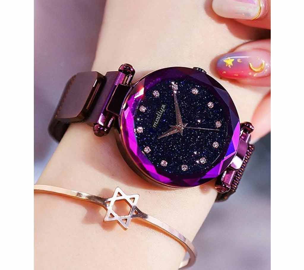 Gorgeous Magnet Watch for Women-Pink