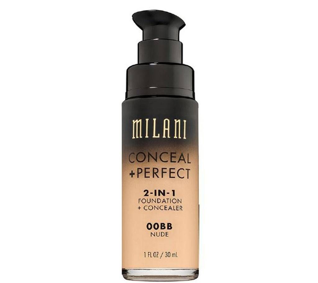 Milani Conceal + Perfect 2 In 1 Foundation + Concealer 30ml-USA 