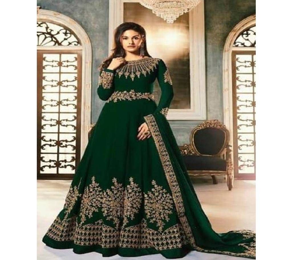 Unstitched Block Printed Cotton Three-piece s