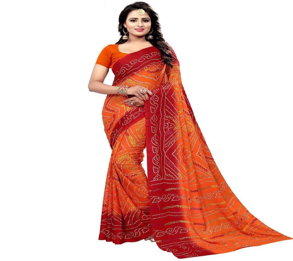 Indian Chundri Silk Saree  135  SGM1 With Blouse Pcs 