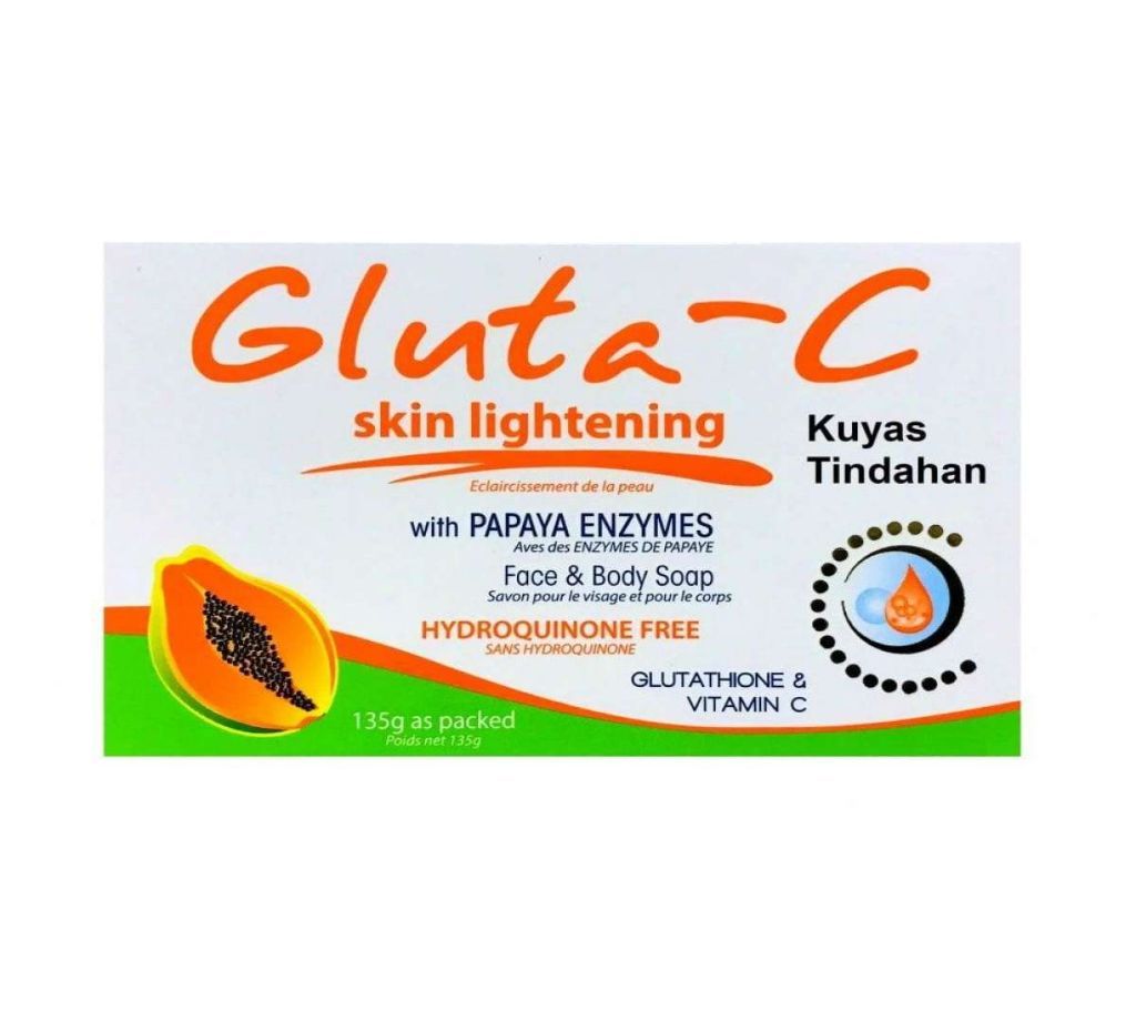 Gluta- C Skin Lightening Face And Body Soap -135gm