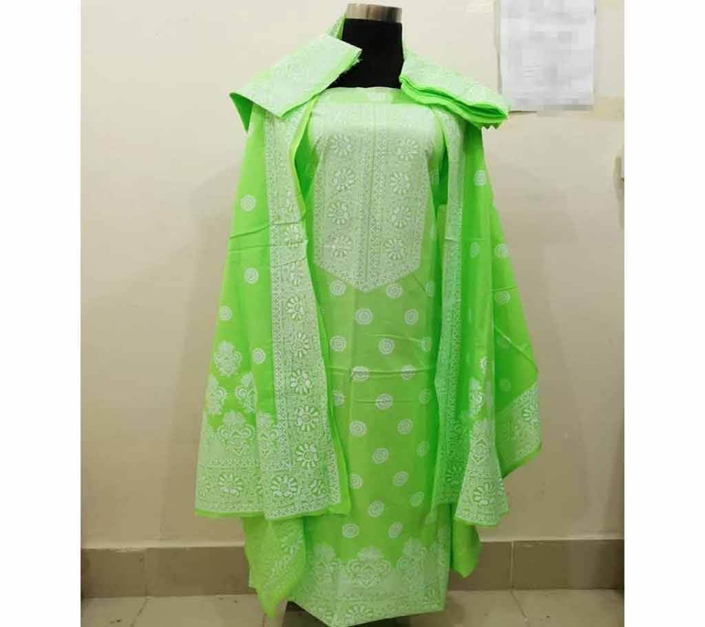 Katan Skin Print Cotton Shalwer Kameez for Women-16
