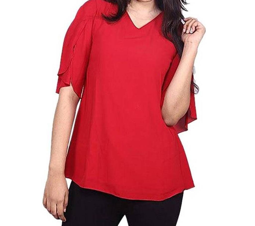 Goergette Short Sleeve Tops
