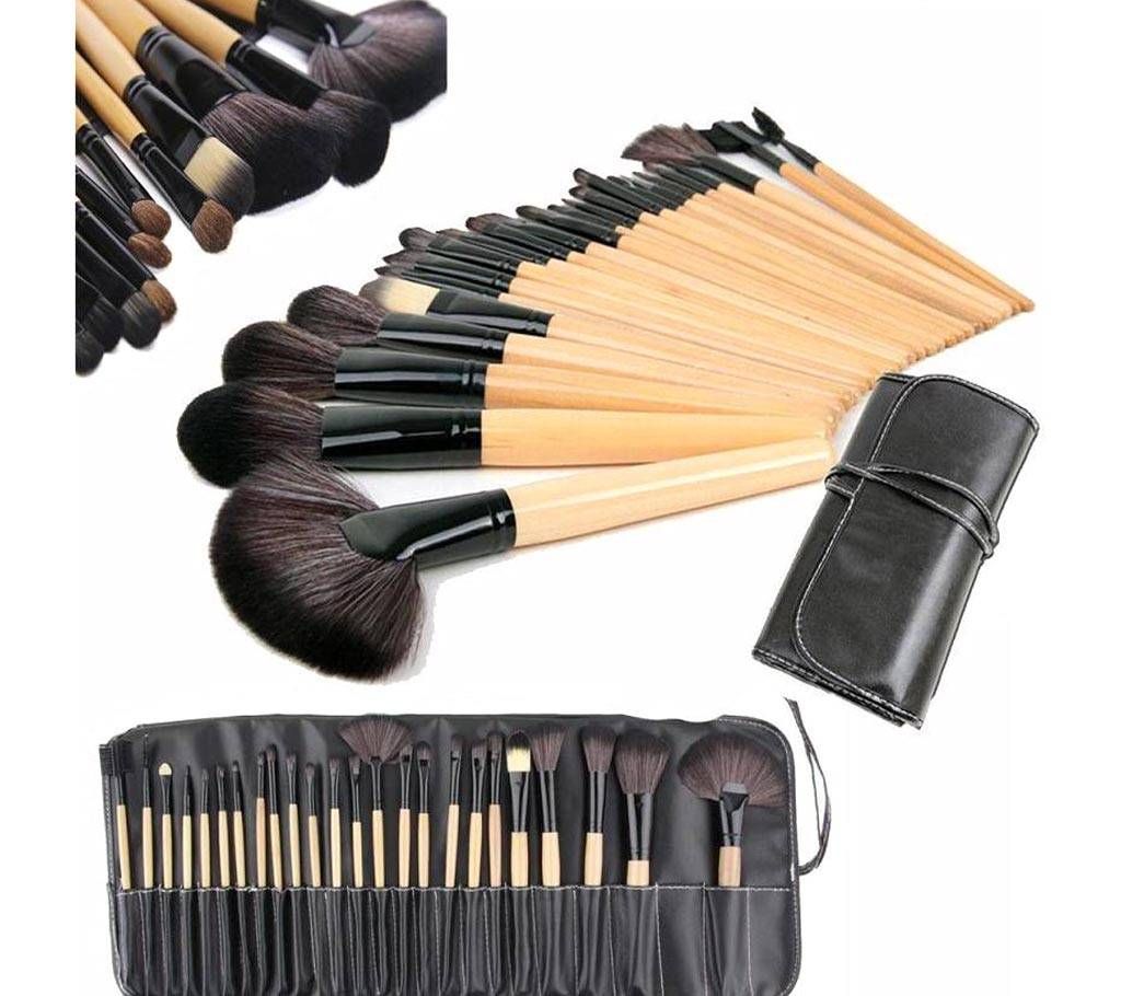 24 Pcs Professional Make Up Brush Set Foundation Brushes Kabuki Makeup Brushes