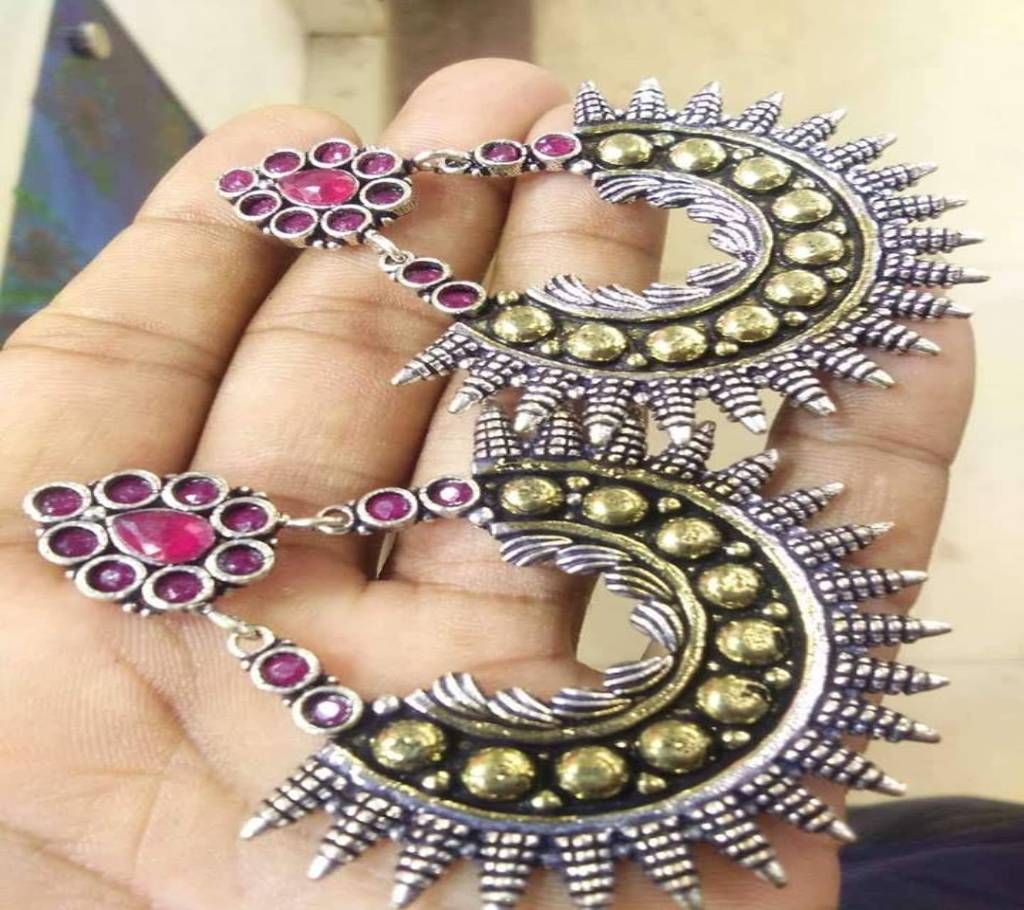 kashmiri premium duel color earring