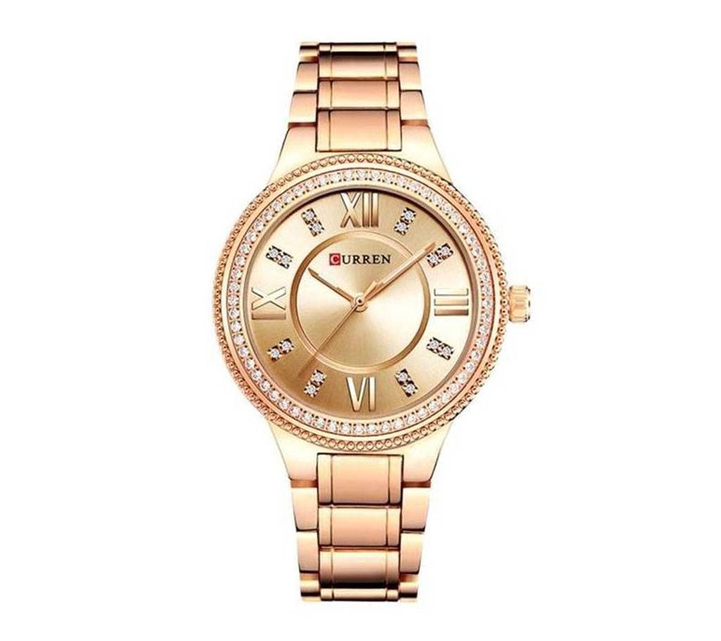 CURREN 9004 - RoseGold Stainless Steel Analog Watch