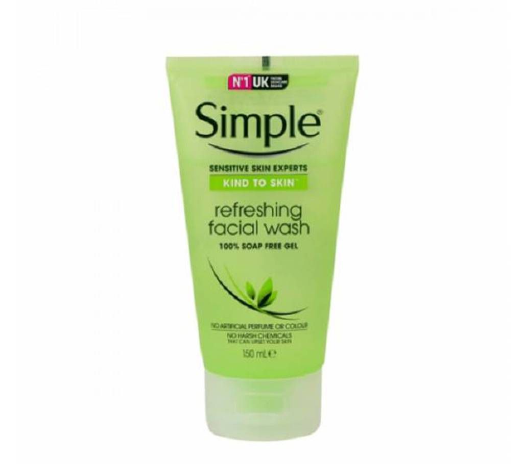 Simple Kind to Skin Refreshing Face Wash EU 