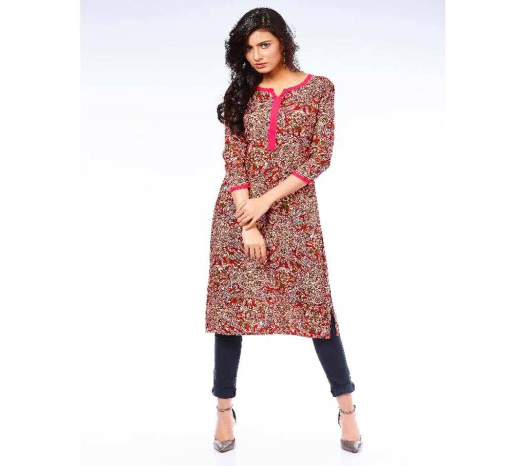 Printed Linen Kurti
