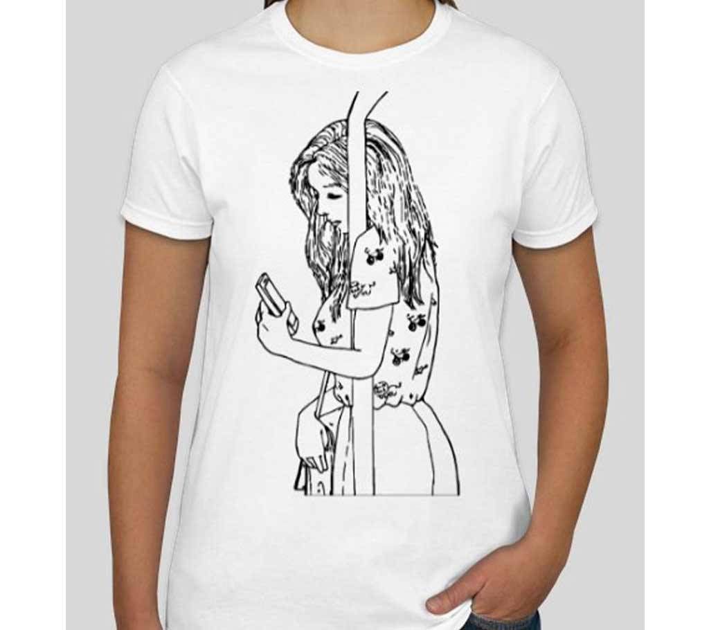 Half Sleeve Cotton T-Shirt For Women