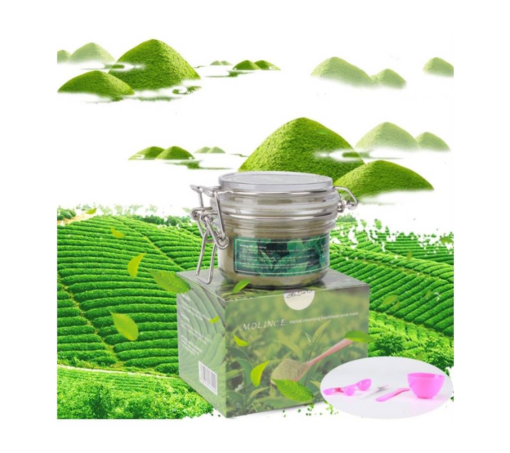 MOLINCE Vietnam Green Tea Mask Deep Cleansing Pore Removes Blackheads 120ml Thailand
