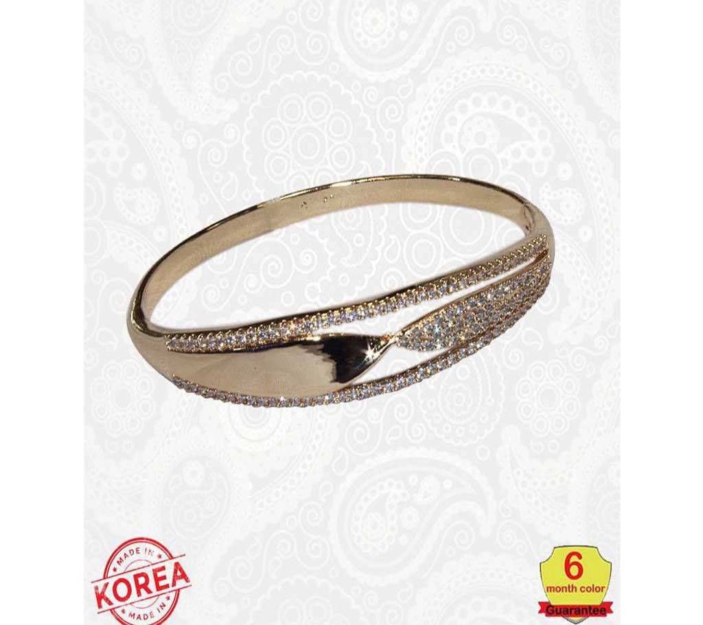 Gold Plated Stone Setting Ladies Bracelet 14