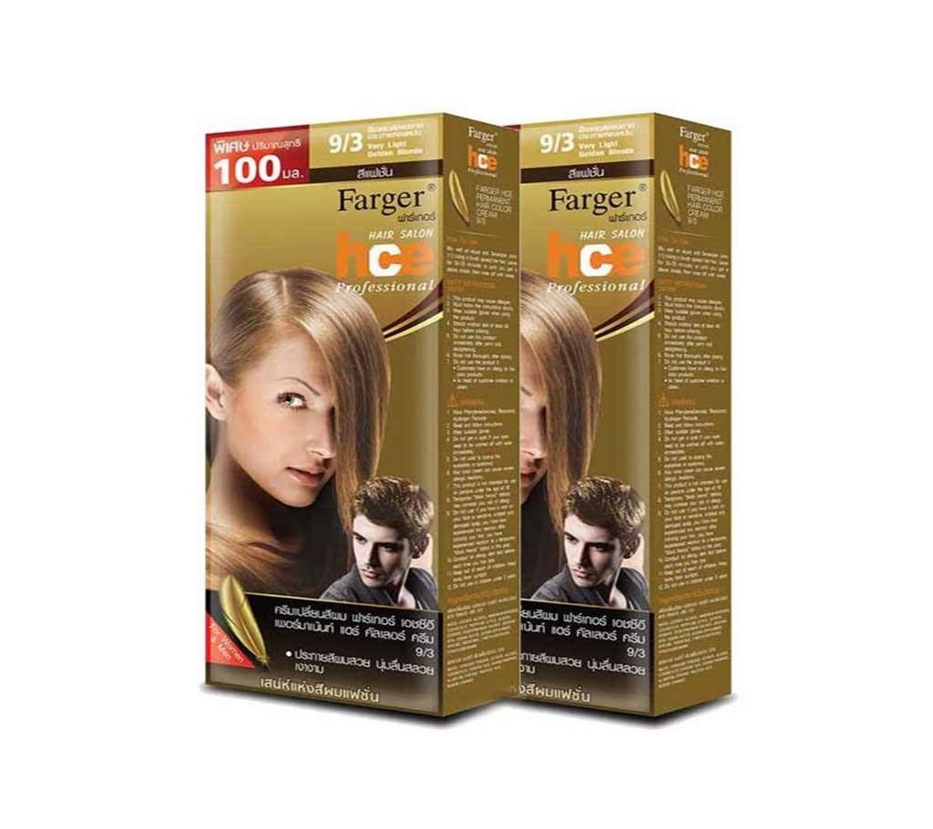 Farger HCE fashion hair color cream 9/3 Very Light Golden