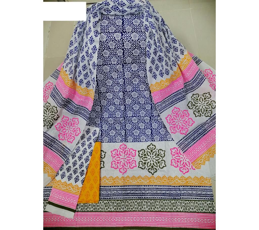 Cotton Block 3 piece with Shuti Orna 463